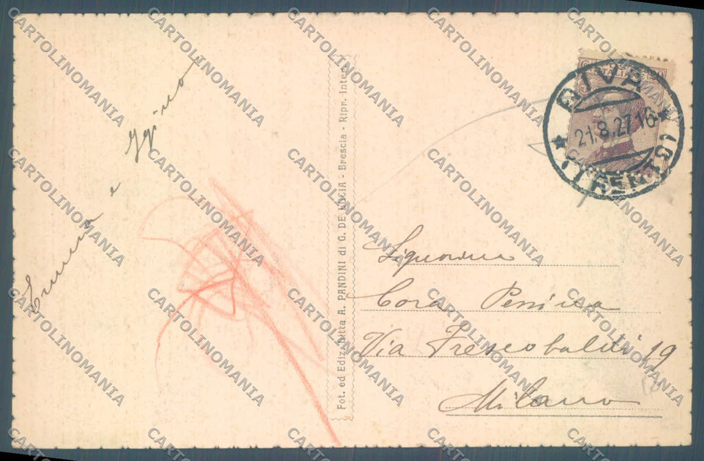 Trento Riva Lago di Garda FORO cartolina ZC5136 – retro