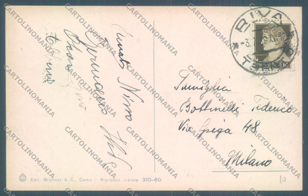 Trento Riva Lago di Garda Battello cartolina ZC5148 – retro
