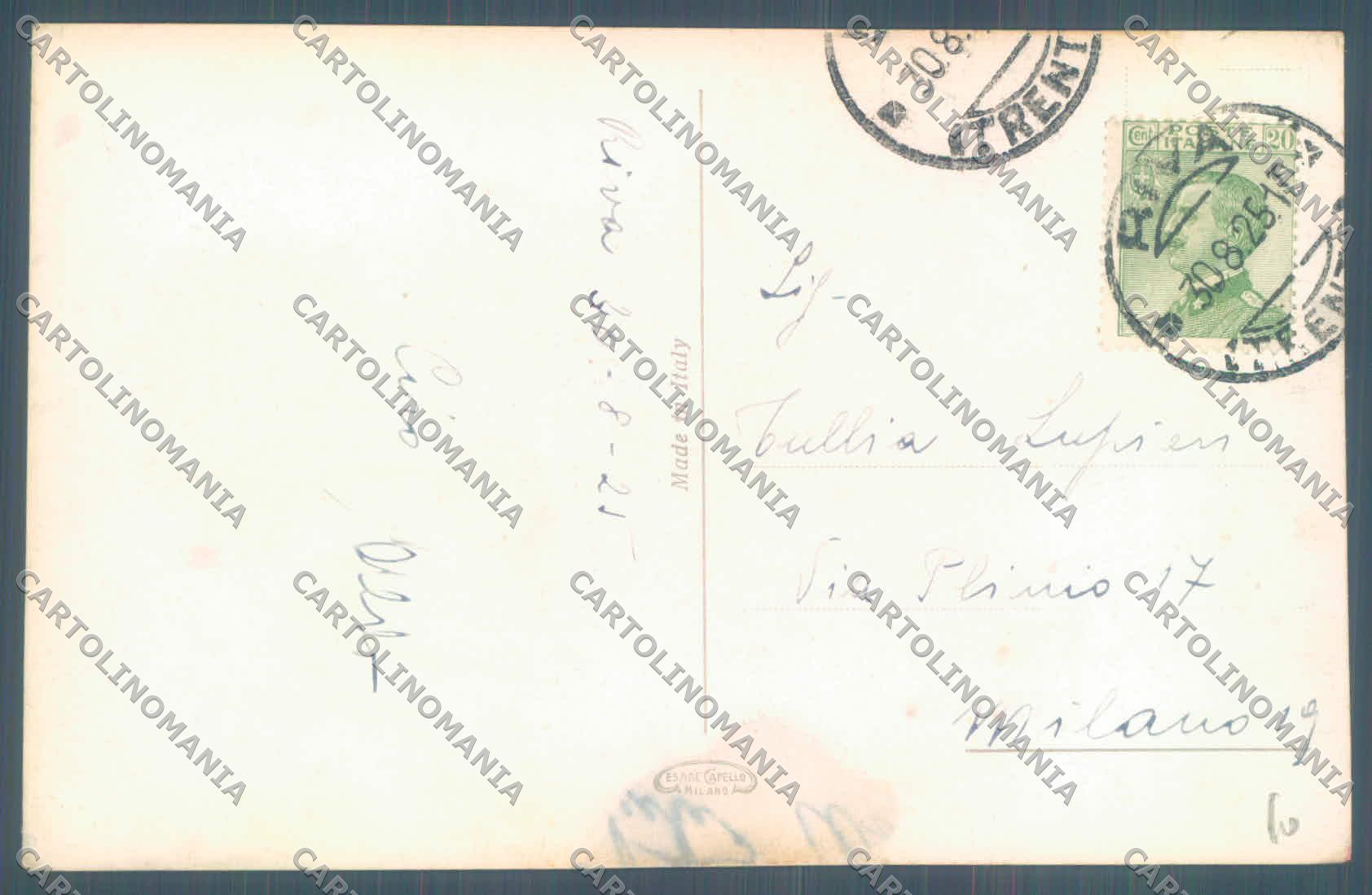 Trento Riva Lago di Garda cartolina ZC5162 – retro