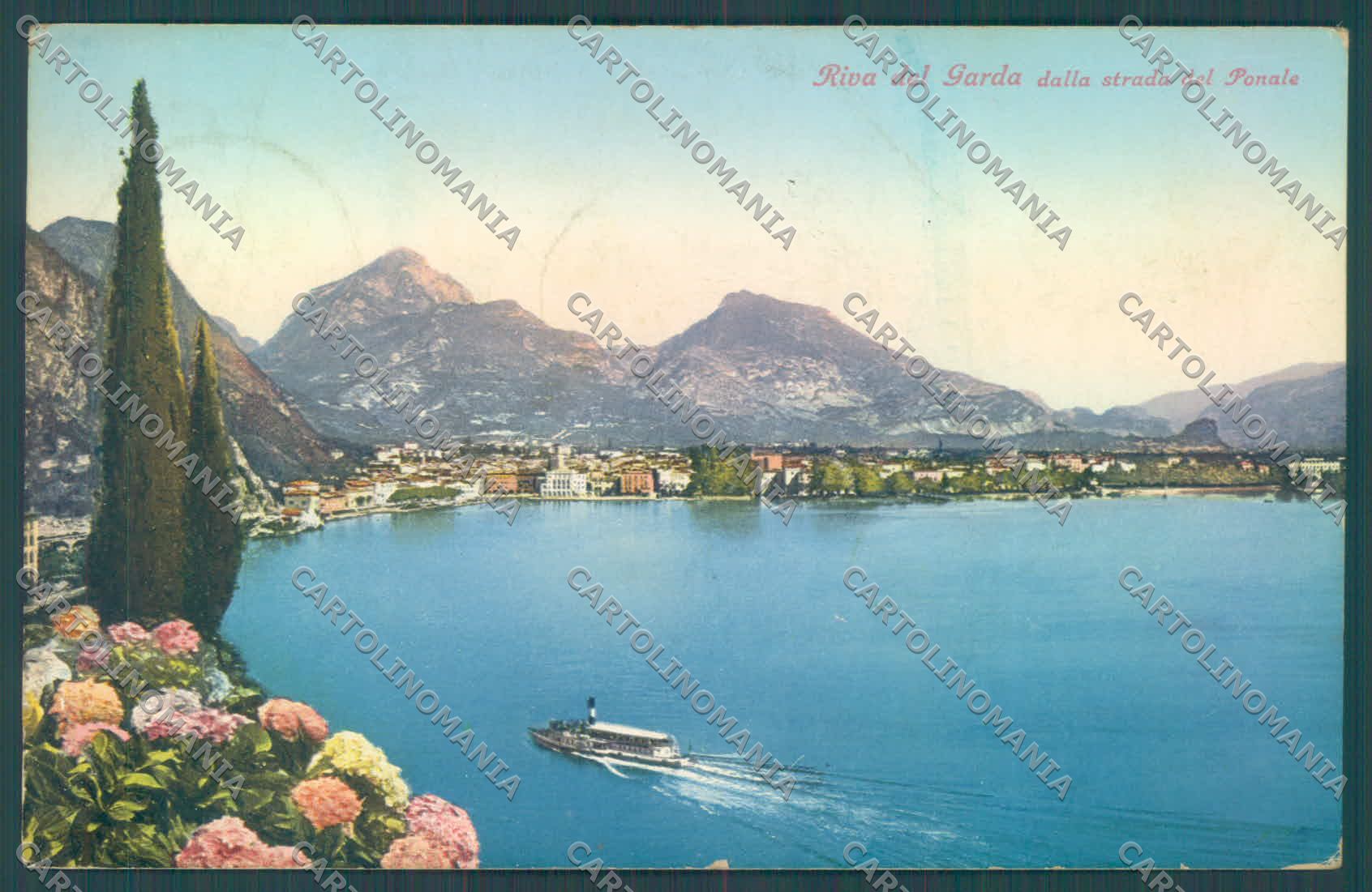 Trento Riva Lago di Garda PIEGHE cartolina ZC5172 – fronte