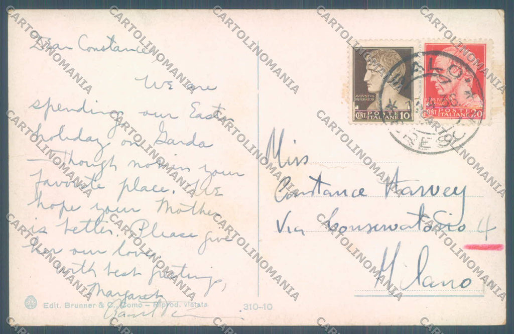 Trento Riva Lago di Garda PIEGHE cartolina ZC5172 – retro