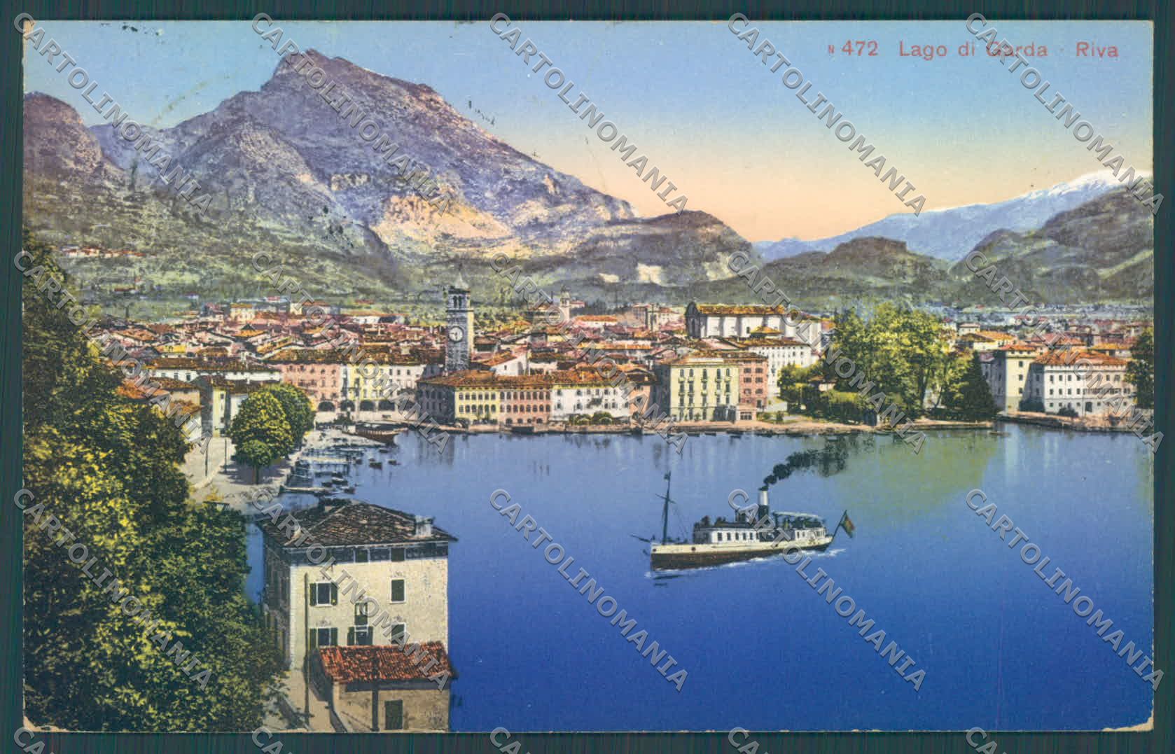 Trento Riva Lago di Garda Battello cartolina ZC5184 – fronte