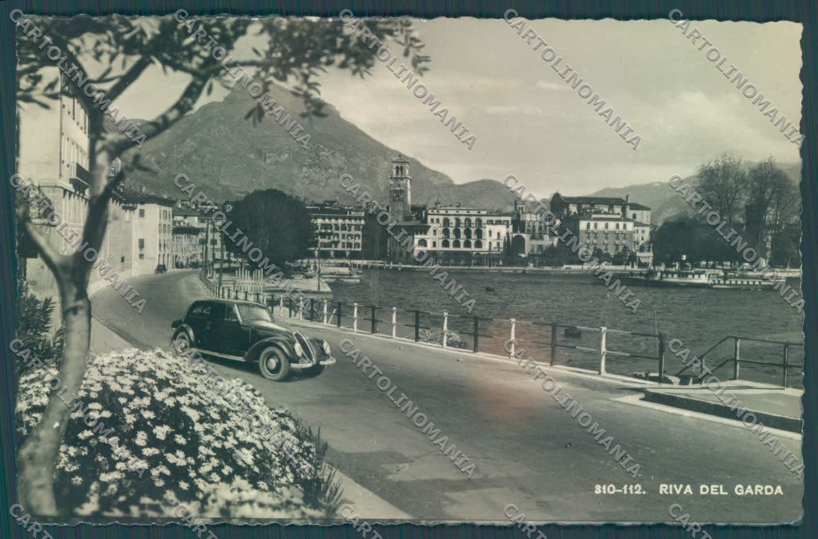 Trento Riva Lago di Garda Auto MACCHIA PIEGHINA Foto cartolina ZC5199 – fronte