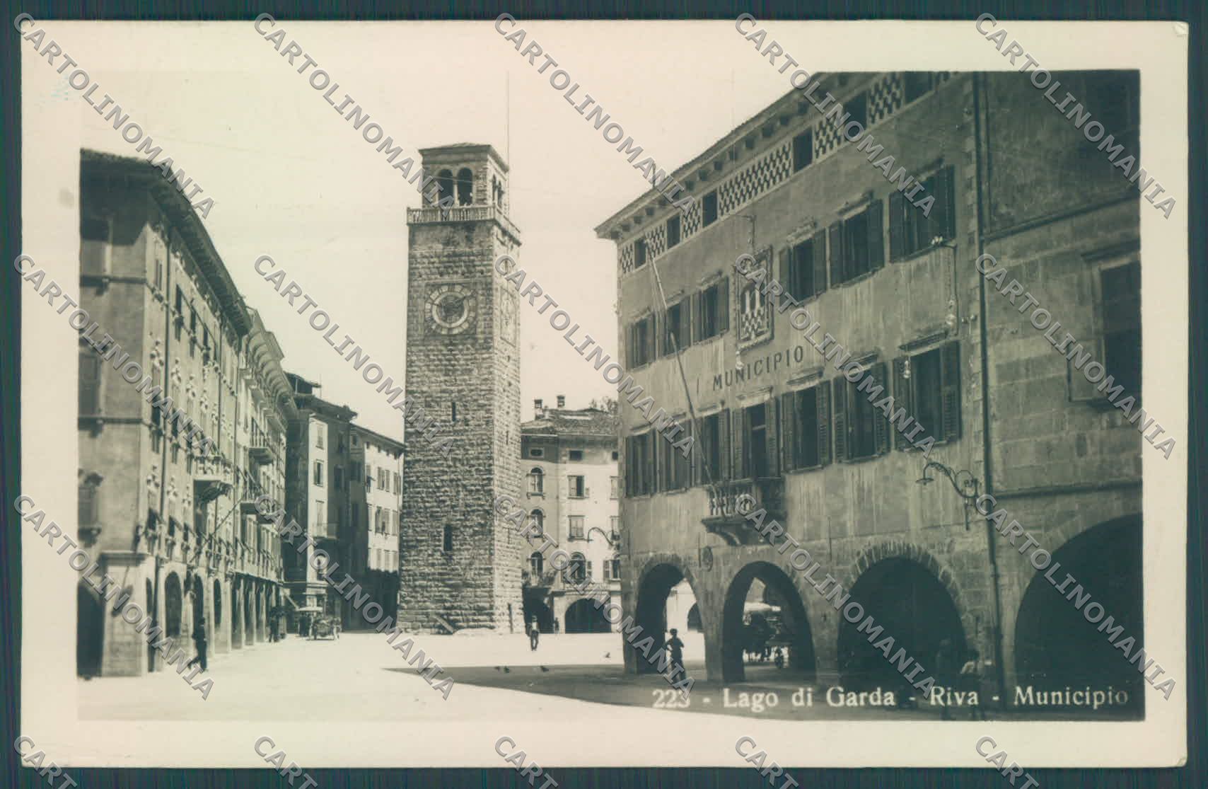 Trento Riva Lago di Garda Municipio Foto cartolina ZC5204 – fronte