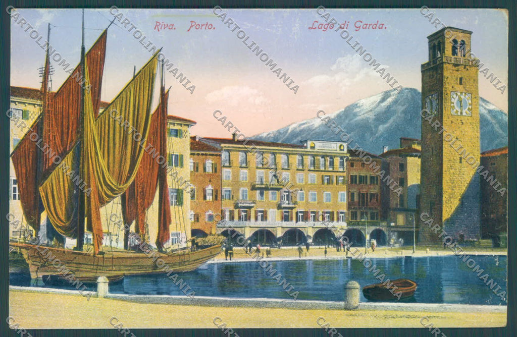 Trento Riva Lago di Garda PIEGHINA cartolina ZC5215 – fronte