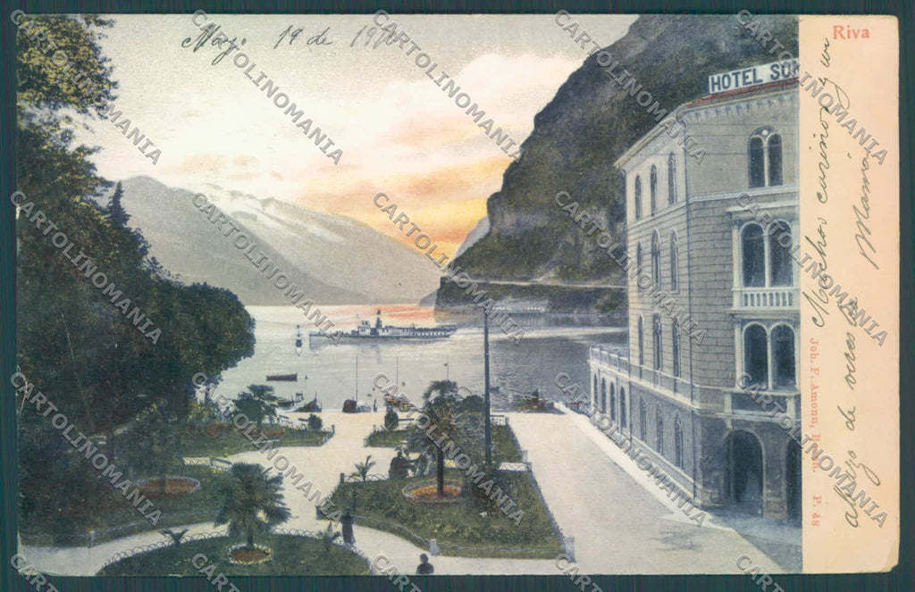 Trento Riva Lago di Garda PIEGA cartolina ZC5220 – fronte