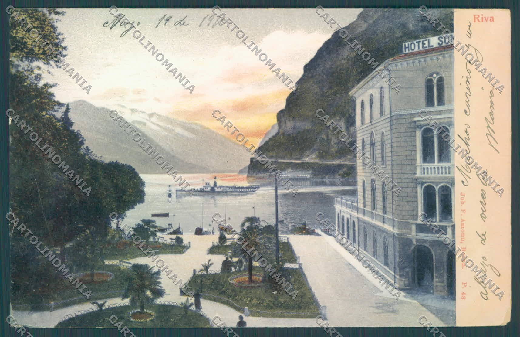 Trento Riva Lago di Garda PIEGA cartolina ZC5220 – fronte