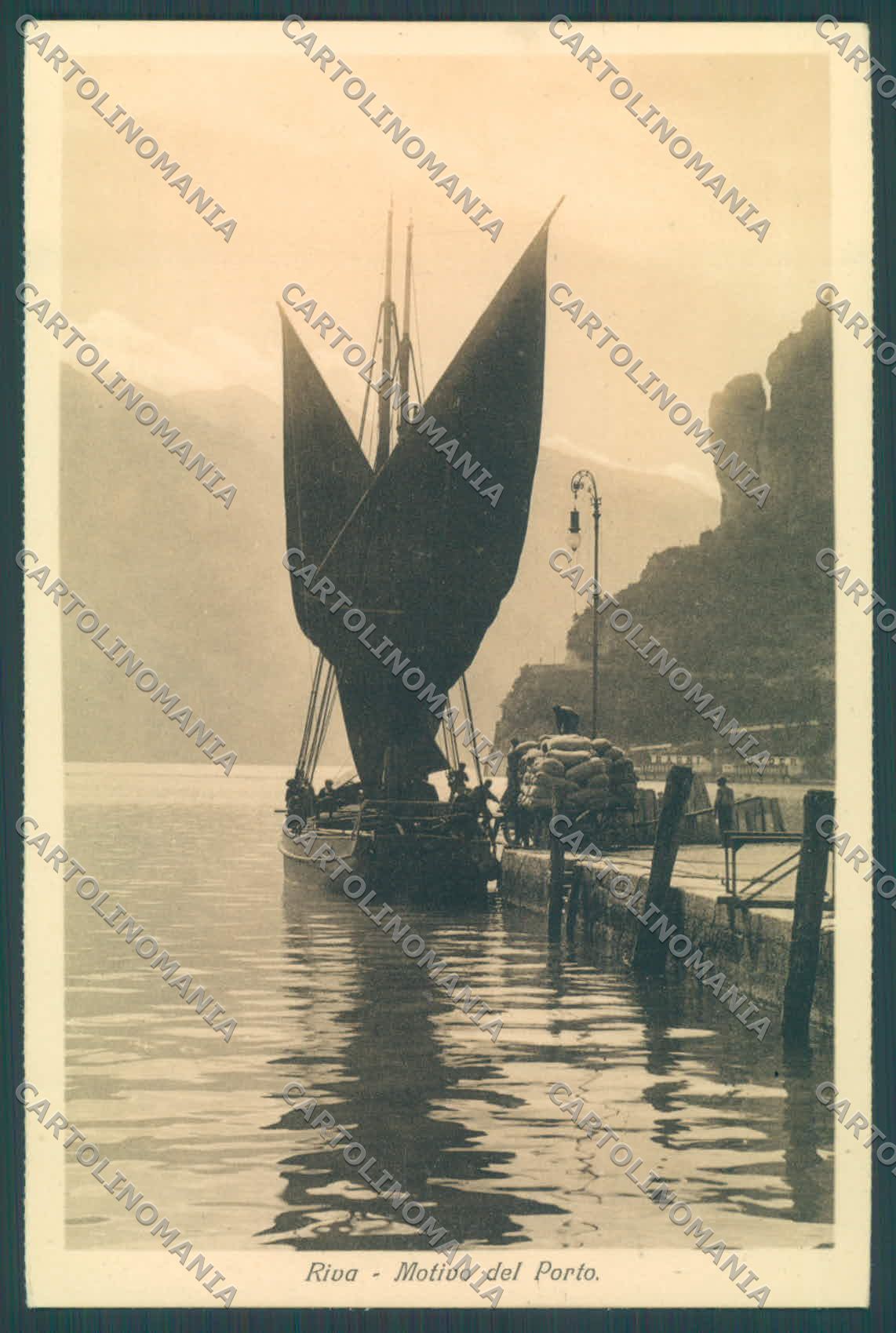 Trento Riva Lago di Garda Barca cartolina ZC5229 – fronte