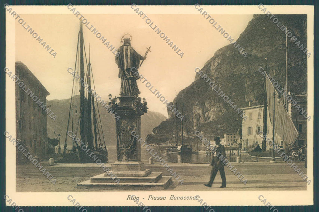 Trento Riva Lago di Garda Barche cartolina ZC5233 – fronte