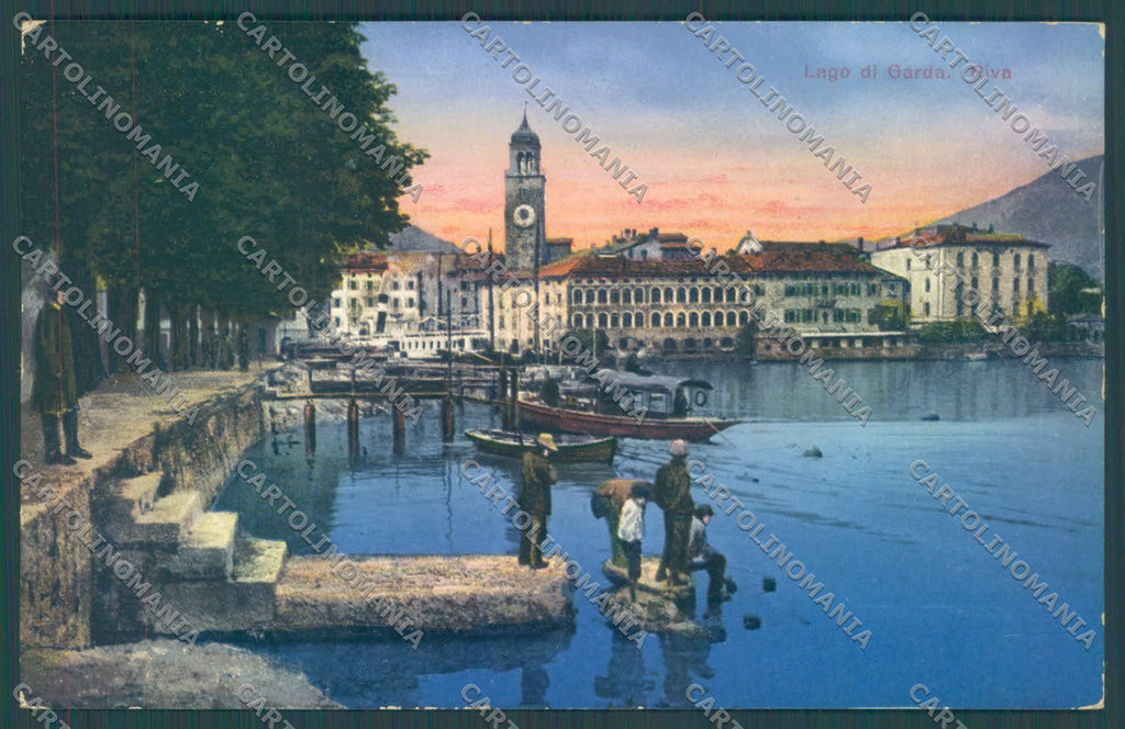 Trento Riva Lago di Garda Barche PIEGHINA cartolina ZC5234 – fronte