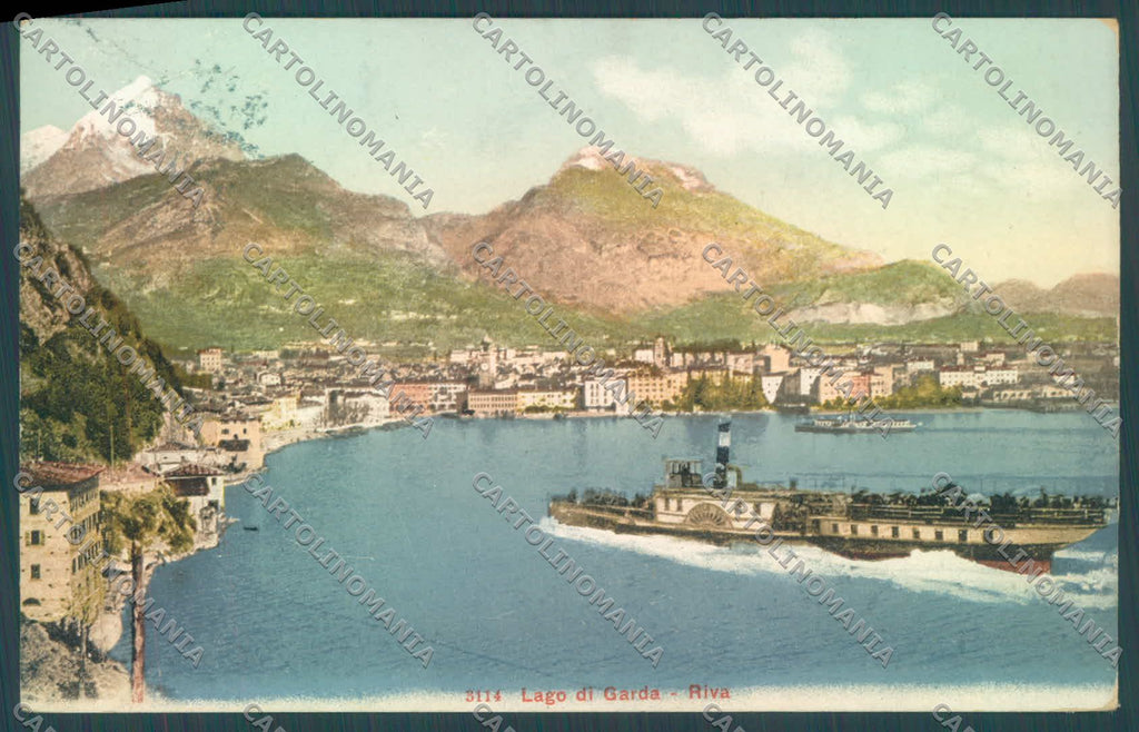 Trento Riva Lago di Garda Battello cartolina ZC5237 – fronte