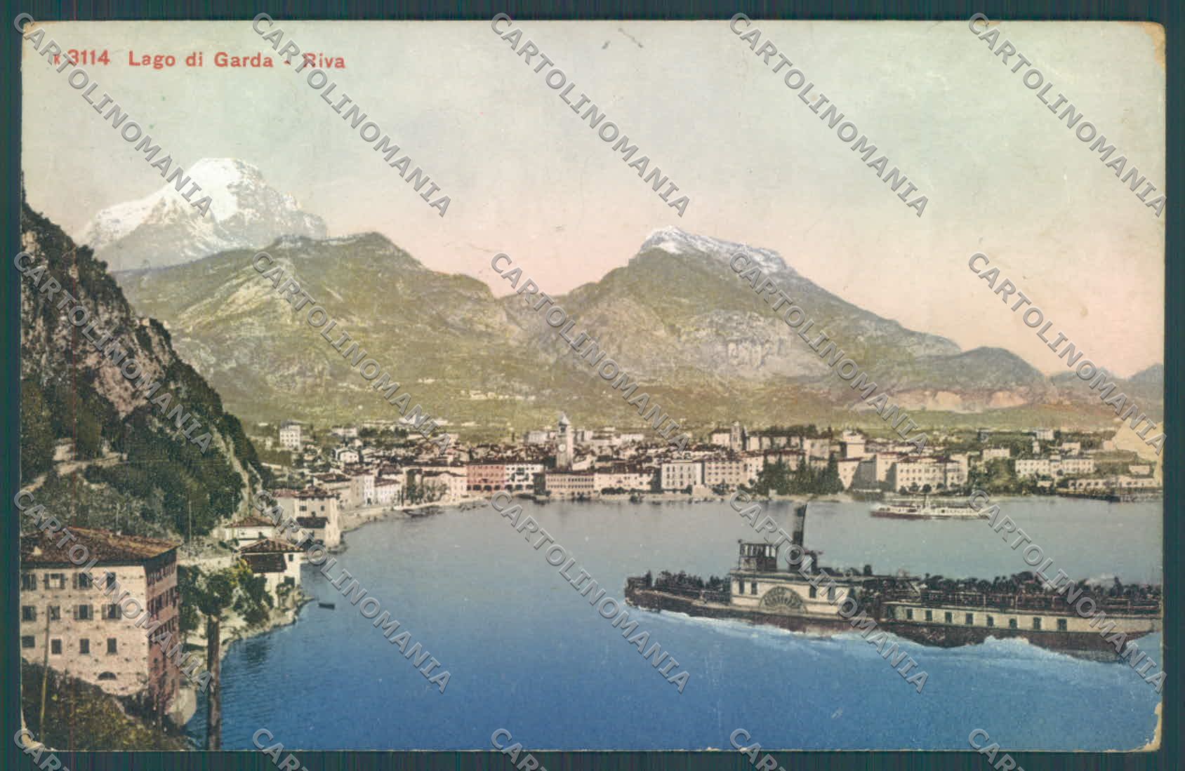 Trento Riva Lago di Garda Battello cartolina ZC5244 – fronte