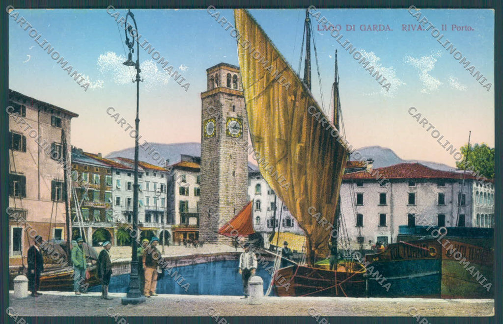Trento Riva Lago di Garda Barche cartolina ZC5246 – fronte