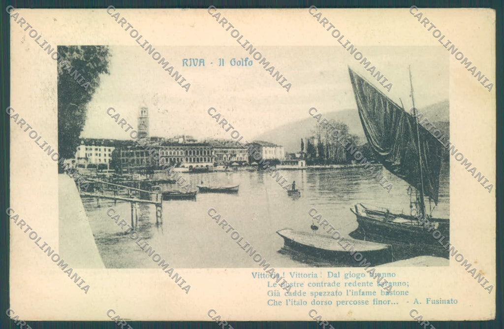 Trento Riva Lago di Garda Fusinato cartolina ZC5249 – fronte