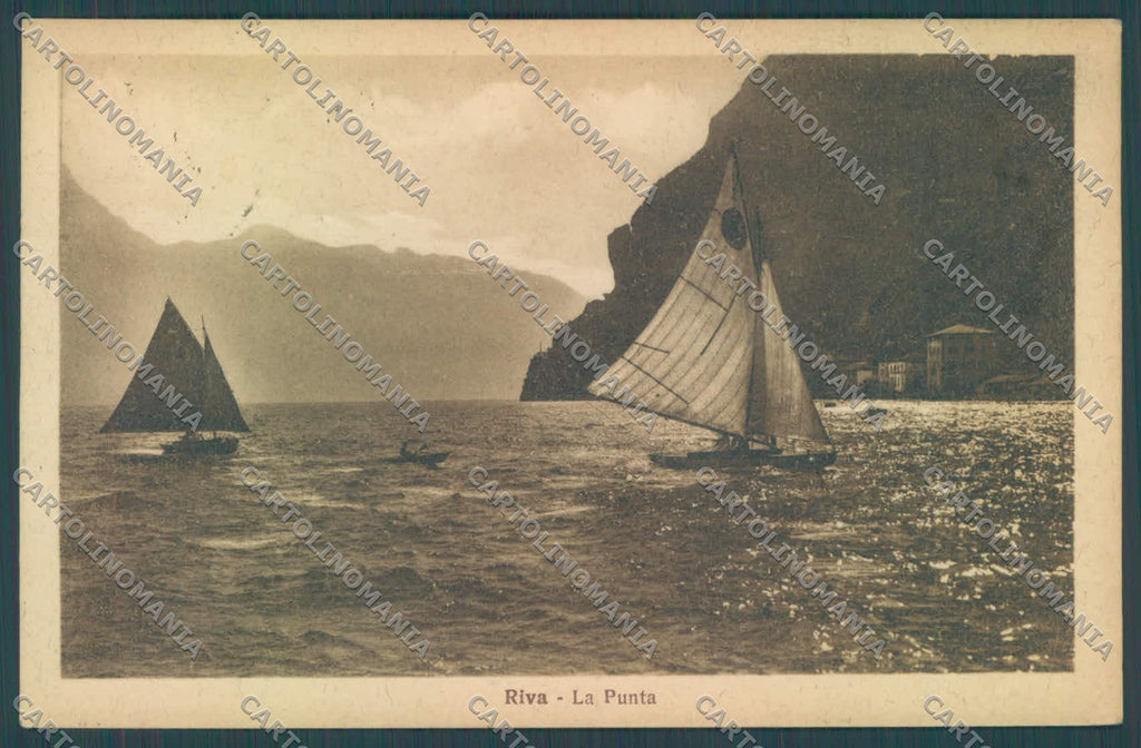Trento Riva Lago di Garda Barche cartolina ZC5251 – fronte