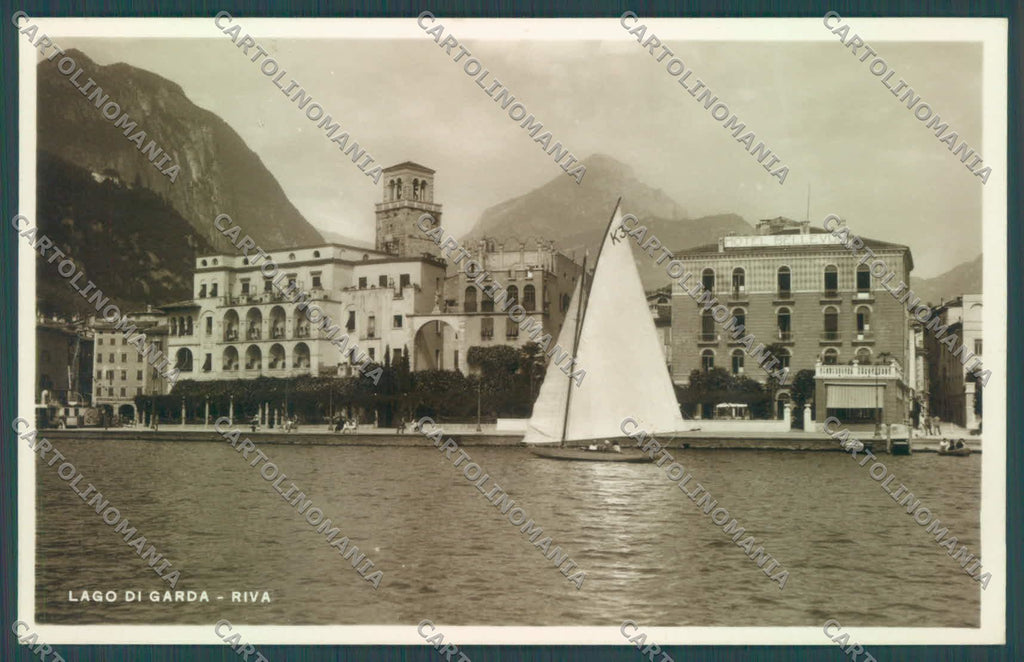 Trento Riva Lago di Garda Barca Foto cartolina ZC5259 – fronte