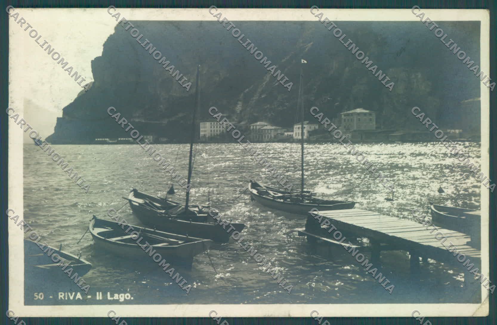 Trento Riva Lago di Garda Barche Foto cartolina ZC5266 – fronte