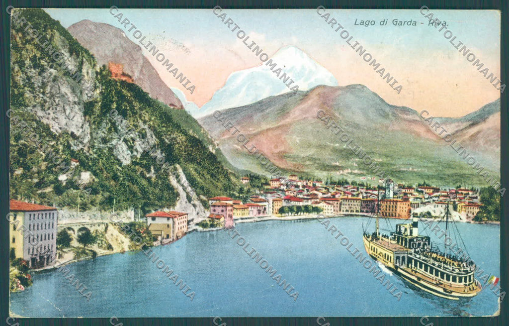 Trento Riva Lago di Garda Battello cartolina ZC5280 – fronte