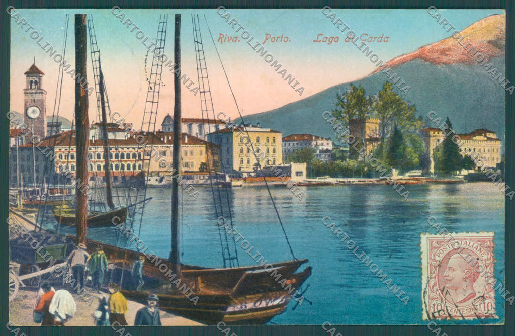 Trento Riva Lago di Garda Barche cartolina ZC5285 – fronte
