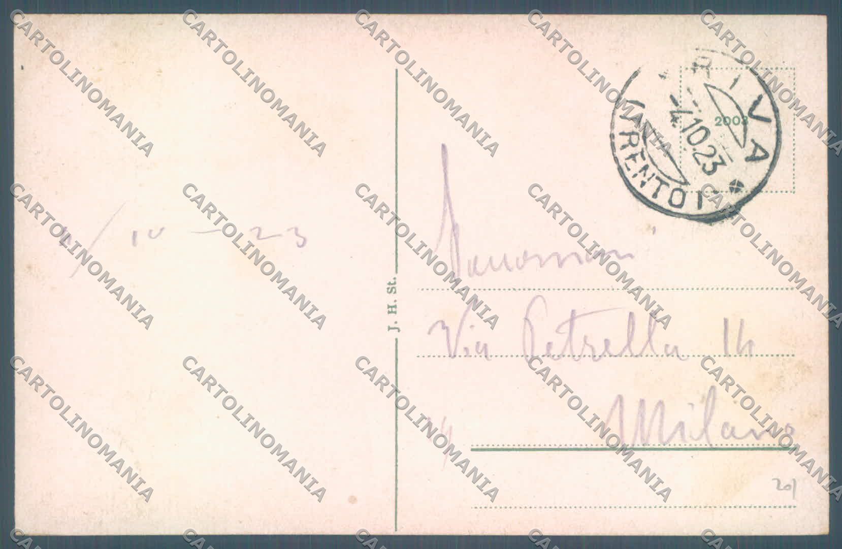 Trento Riva Lago di Garda Barche cartolina ZC5285 – retro