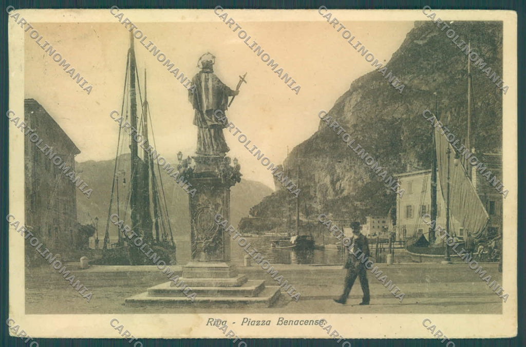 Trento Riva Lago di Garda Barche cartolina ZC5288 – fronte