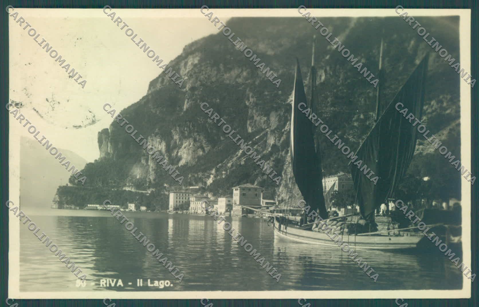Trento Riva Lago di Garda Barca Foto cartolina ZC5306 – fronte