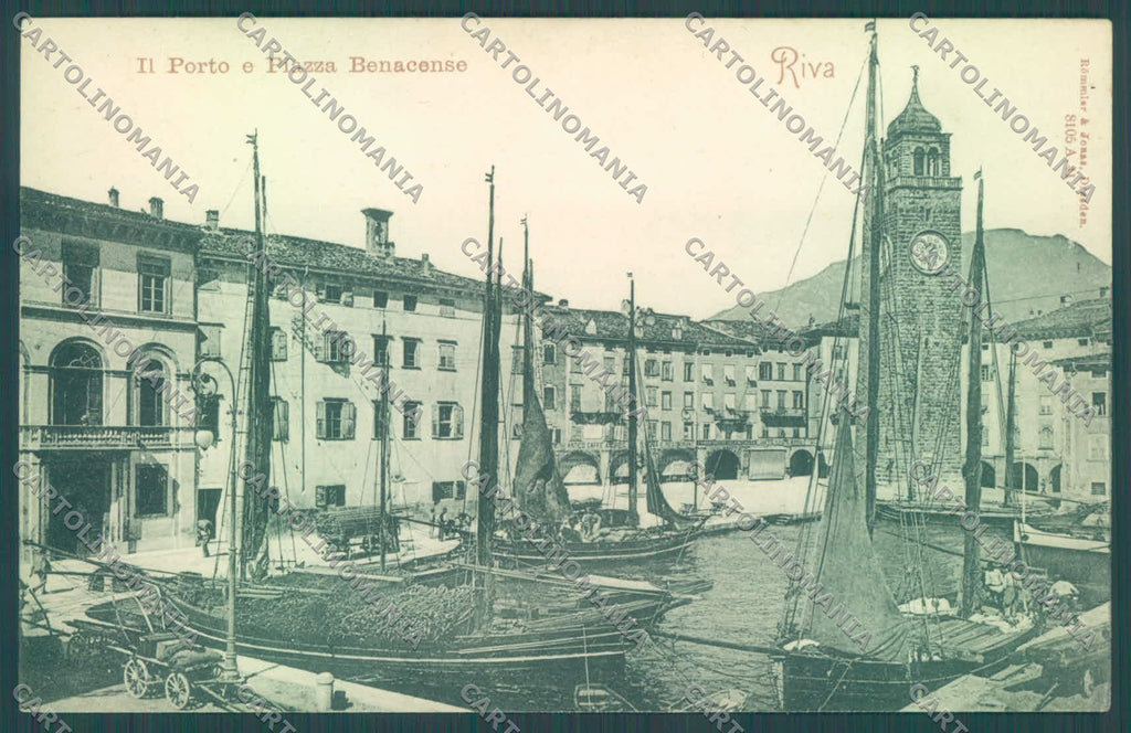 Trento Riva Lago di Garda Barche cartolina ZC5308 – fronte
