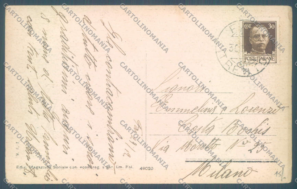 Trento Fai PIEGHINE cartolina ZC5335 – retro