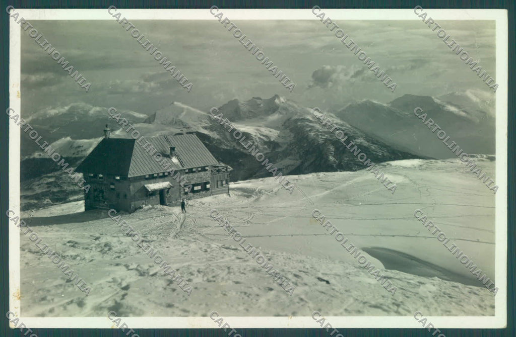 Trento Rifugio Cesare Battisti Sulla Paganella Nevicata Foto cartolina ZC5337 – fronte