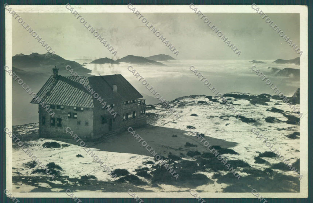 Trento Rifugio Cesare Battisti Sulla Paganella Cai Piega Foto cartolina ZC5338 – fronte