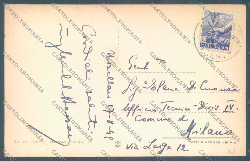 Trento Folgaria Nosellari di cartolina ZC5356 – retro