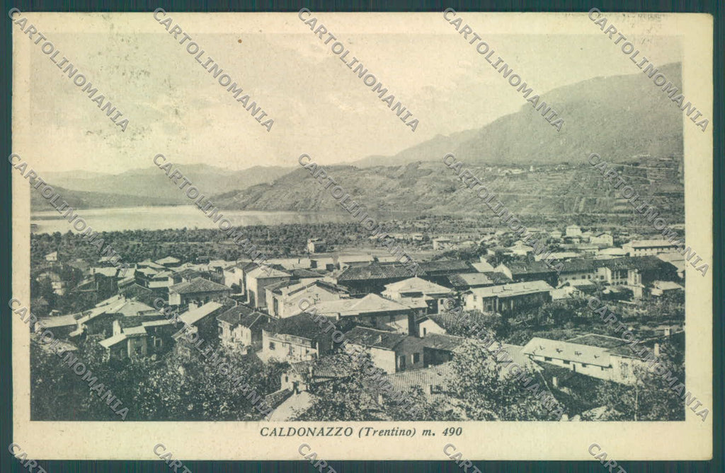 Trento Caldonazzo PIEGHINE cartolina ZC5367 – fronte