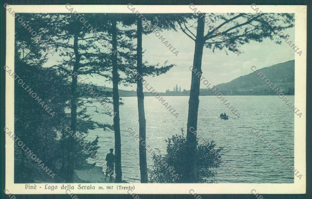 Trento Pinè Lago della Serraia cartolina ZC5369 – fronte