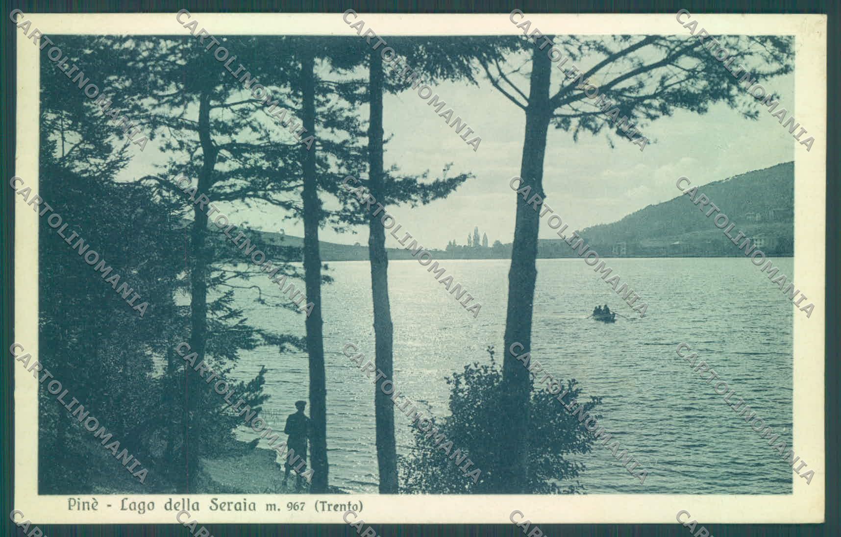 Trento Pinè Lago della Serraia cartolina ZC5369 – fronte