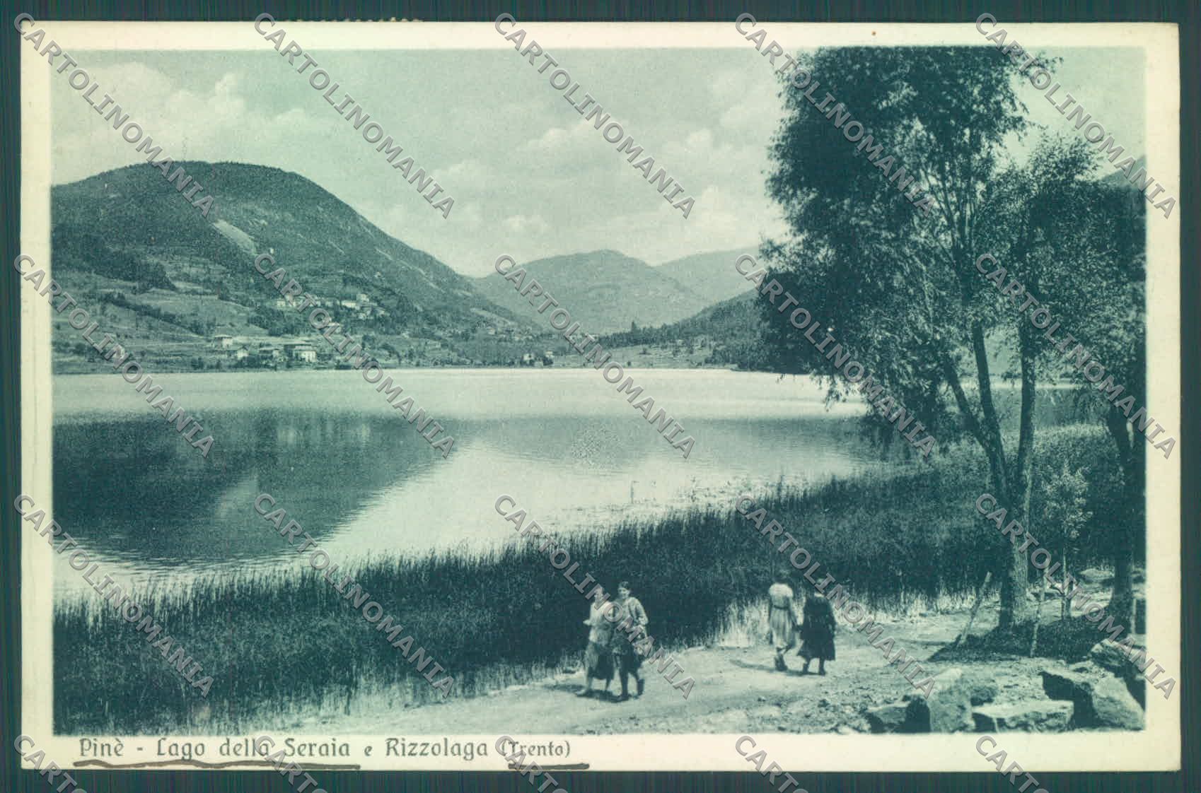 Trento Pinè Lago della Serraia Rizzolaga cartolina ZC5374 – fronte