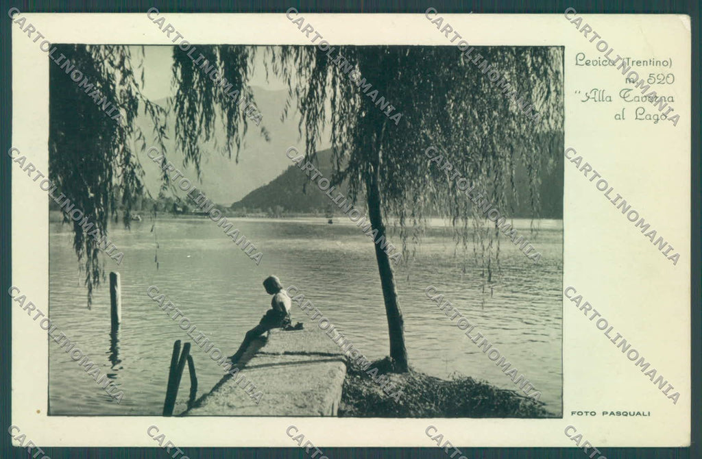Trento Levico Lago di PIEGHINA Foto cartolina ZC5379 – fronte