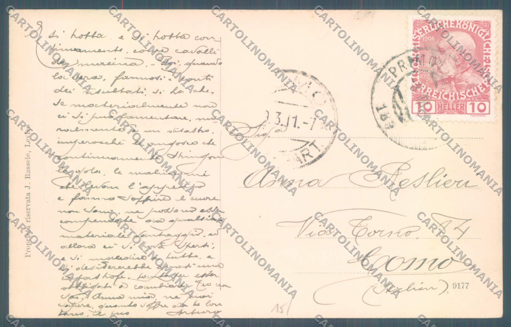Trento Levico PIEGHINA cartolina ZC5380 – retro