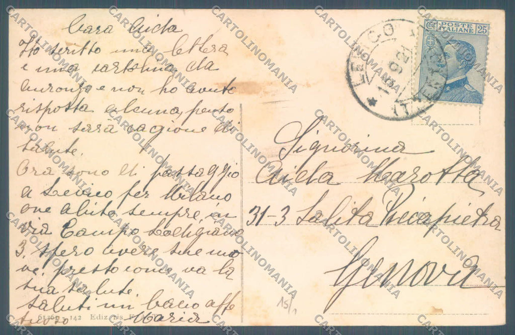 Trento Levico cartolina ZC5382 – retro