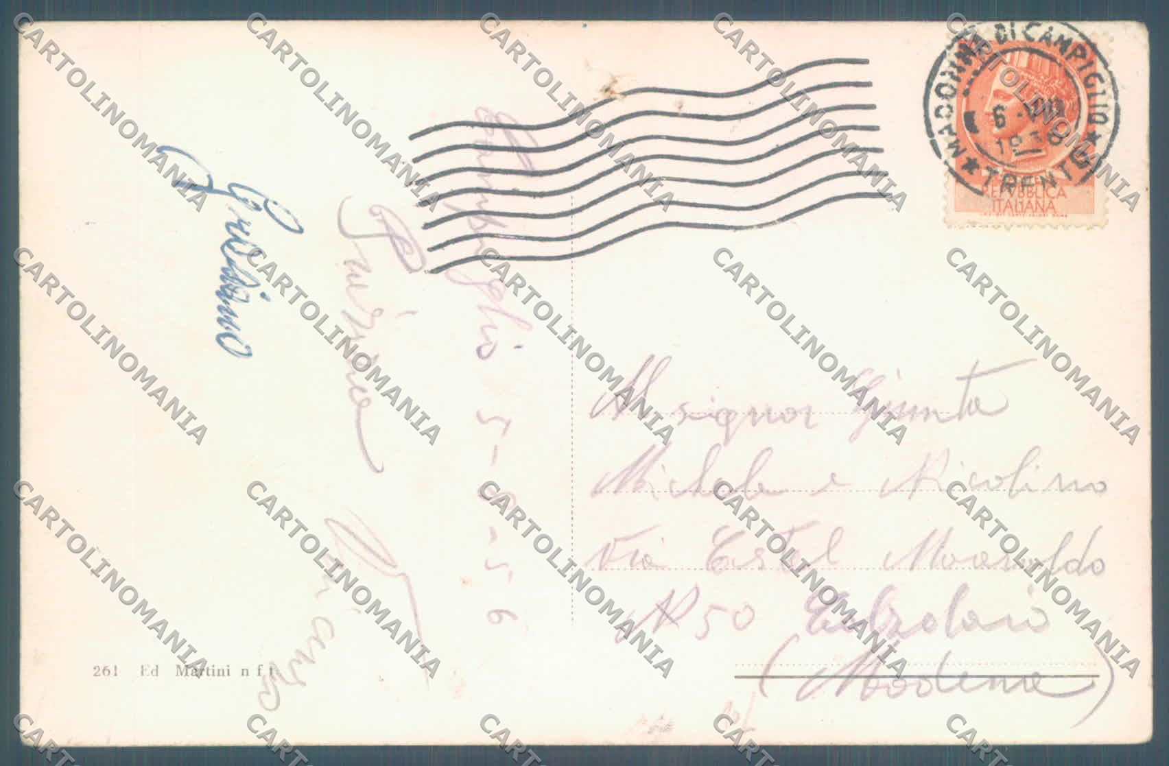 Trento Pinzolo Madonna di Campiglio ABRASA FORI cartolina ZC5397 – retro