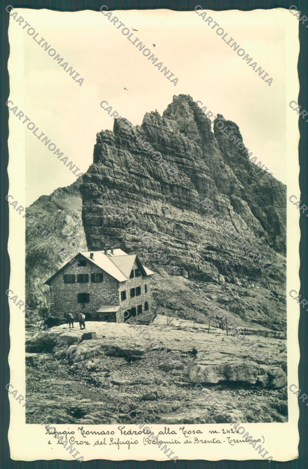 Trento San Lorenzo in Banale Rifugio Pedrotti Tosa Cai Foto cartolina ZC5414 – fronte