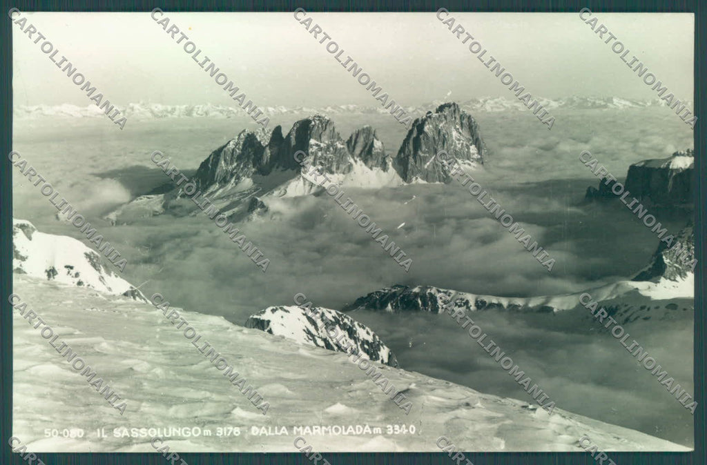 Bolzano Sassolungo dalla Marmolada Foto cartolina ZC5422 – fronte