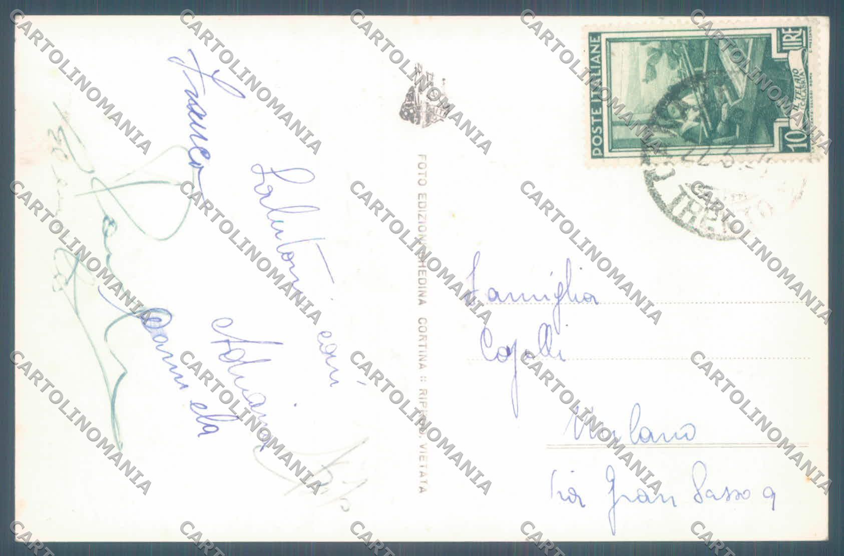 Bolzano Sassolungo dalla Marmolada Foto cartolina ZC5422 – retro