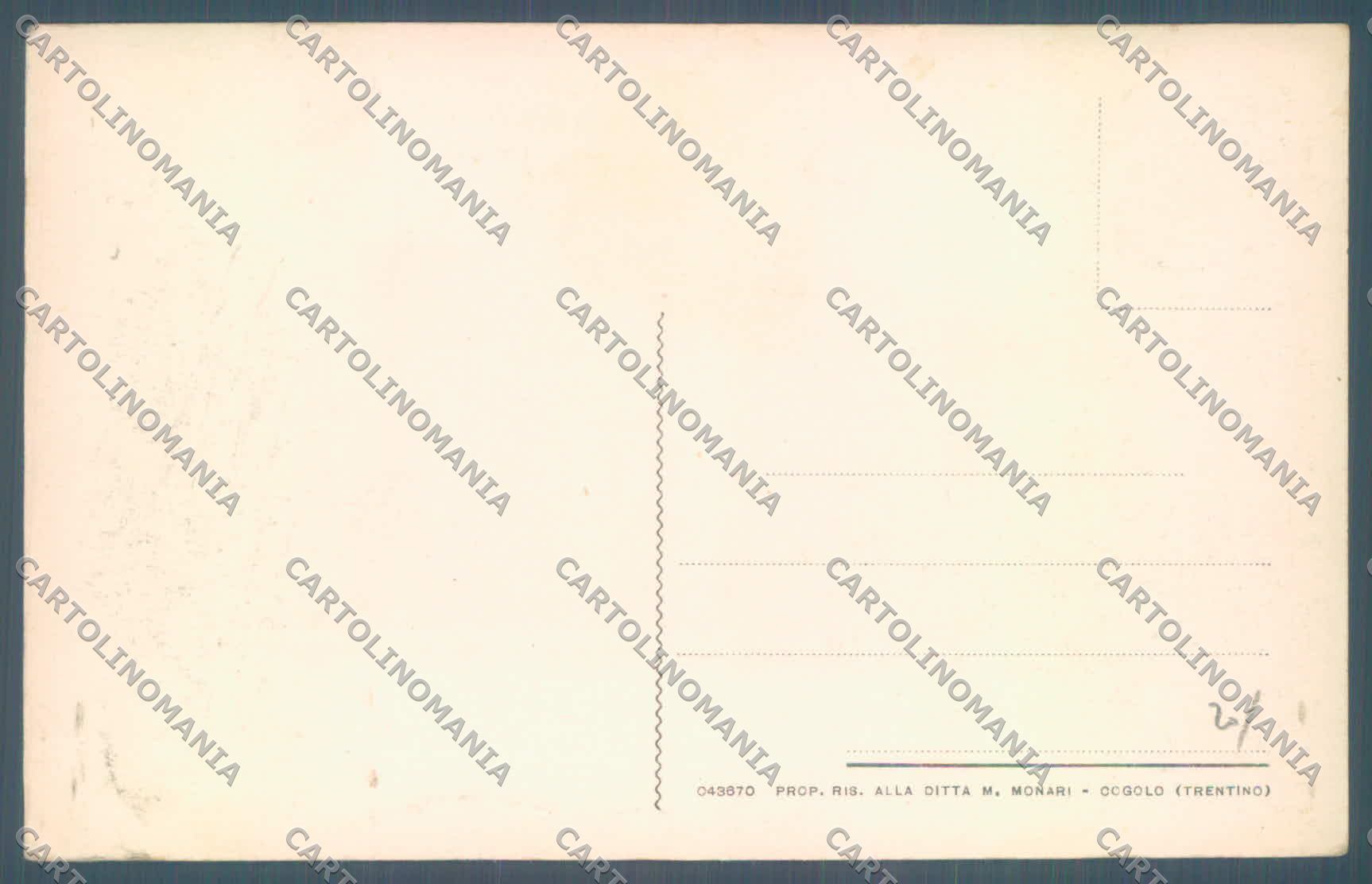 Trento Peio cartolina ZC5475 – retro