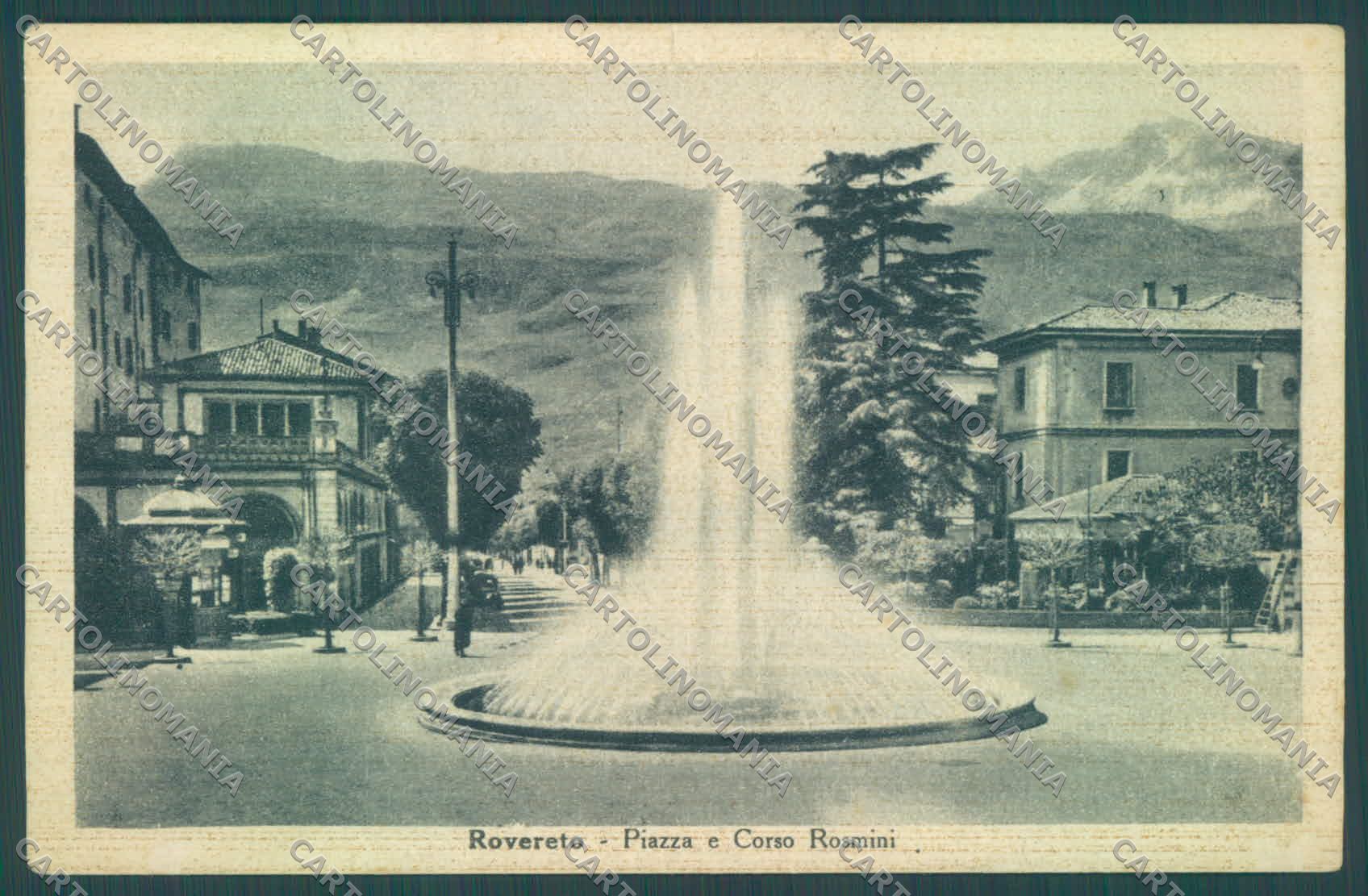 Trento Rovereto Fontana PIEGHINA cartolina ZC5481 – fronte