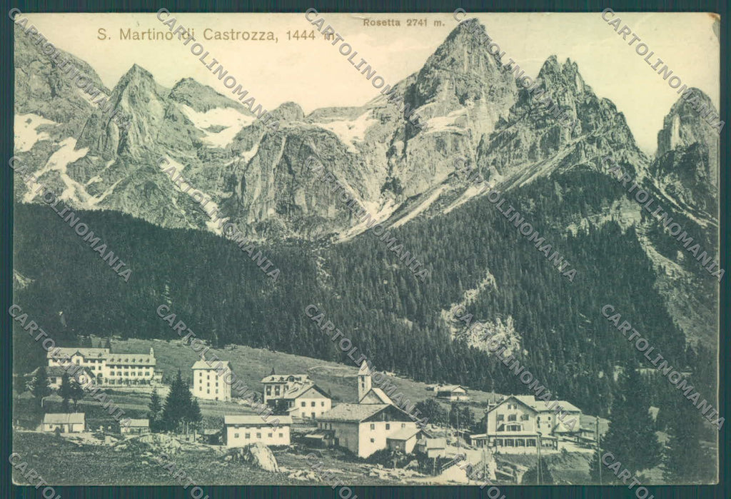 Trento San Martino di Castrozza Rosetta cartolina ZC5487 – fronte