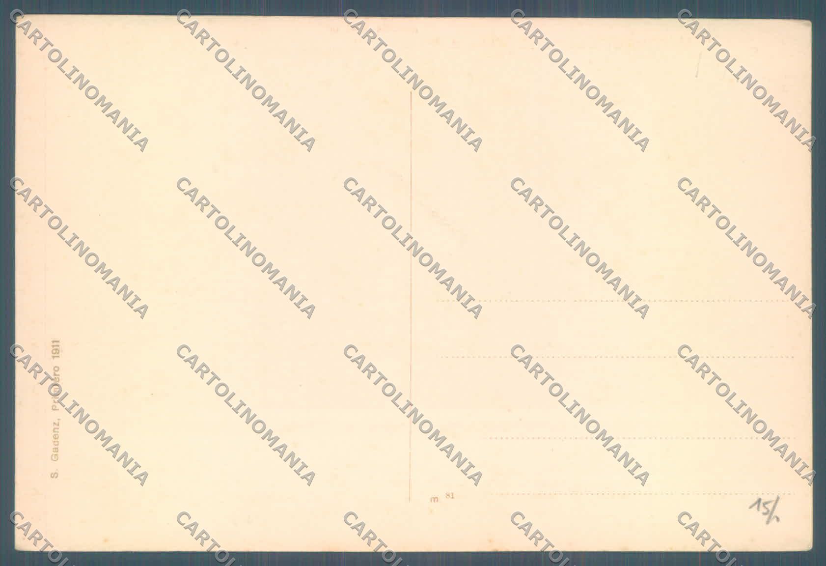 Trento San Martino di Castrozza Rosetta cartolina ZC5487 – retro