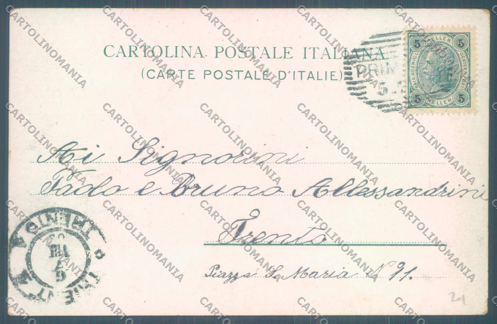Trento San Martino di Castrozza Rosetta Pala cartolina ZC5496 – retro