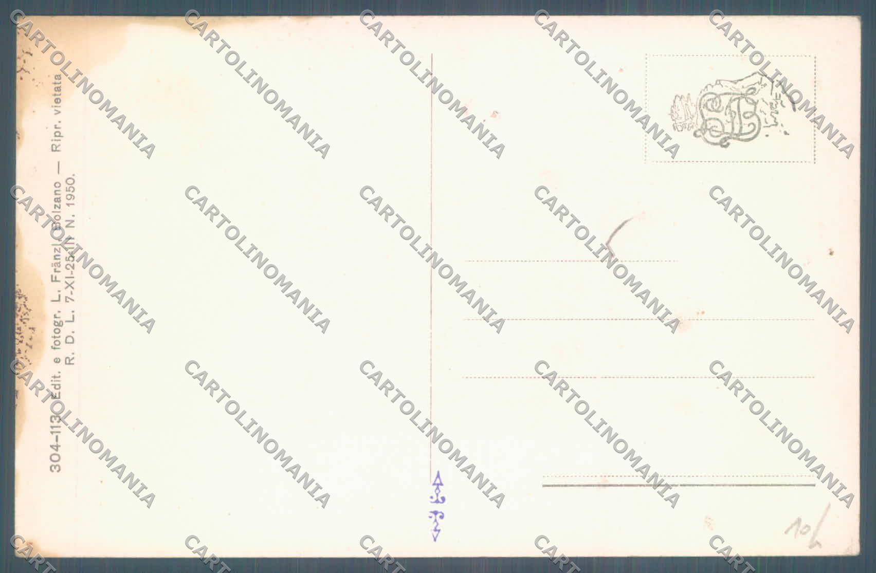 Trento Campitello di Fassa Catinaccio FORO MACCHIE cartolina ZC5531 – retro