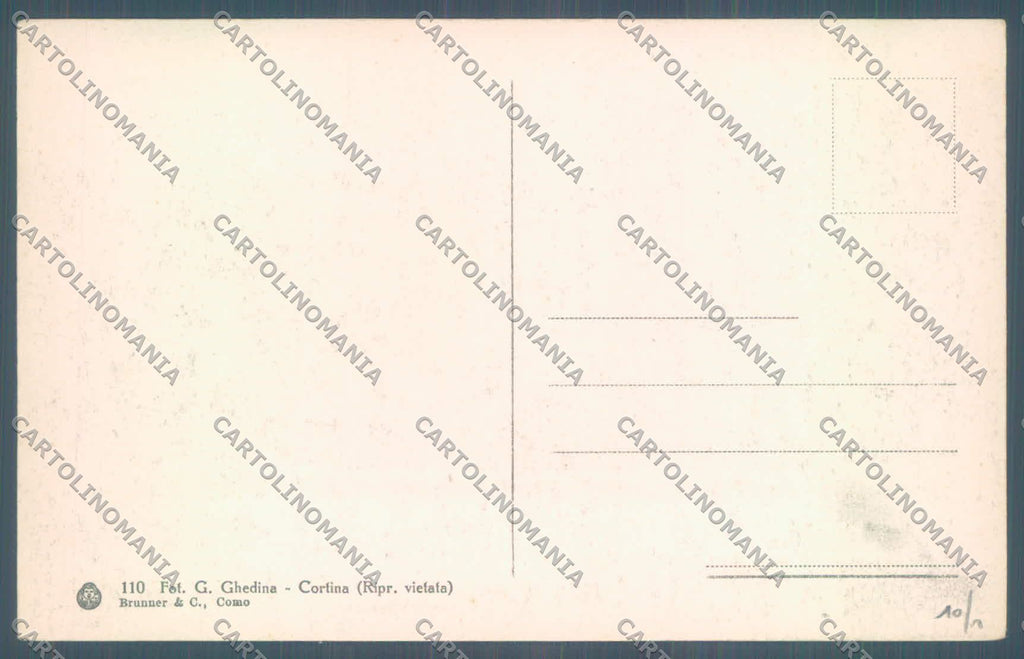 Trento Campitello di Fassa Sassolungo cartolina ZC5532 – retro