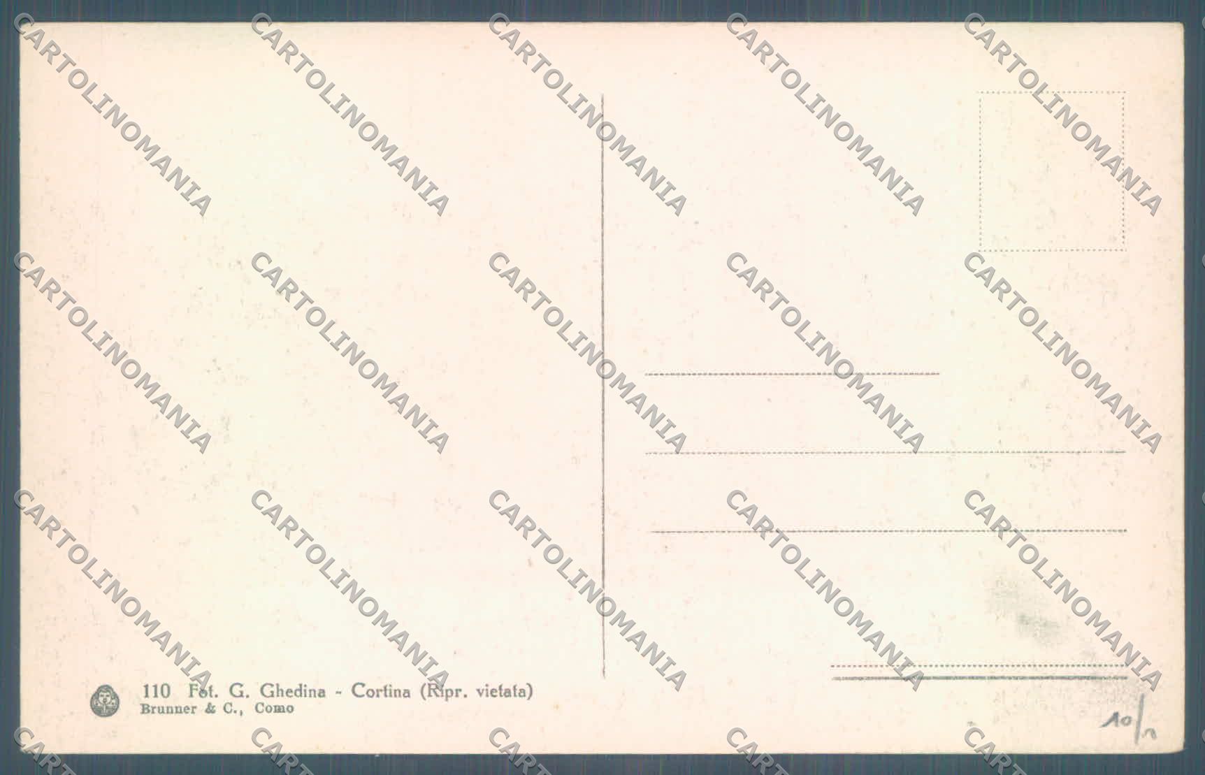 Trento Campitello di Fassa Sassolungo cartolina ZC5532 – retro